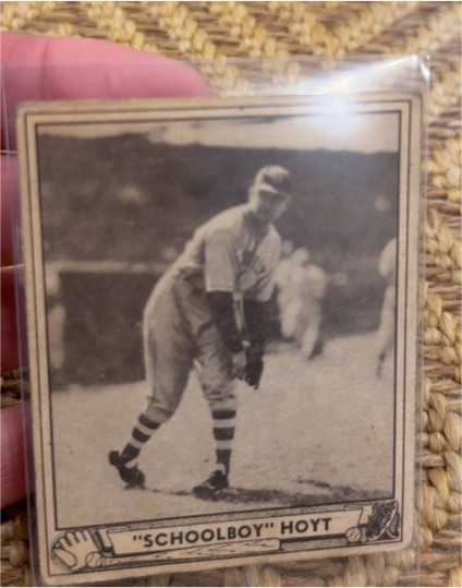 1940 Play Ball #118 Schoolboy Hoyt — front