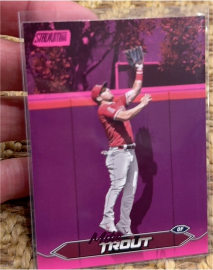 2024 Topps Stadium Club #1 Mike Trout — front