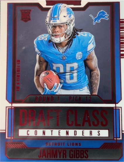 2023 Panini Contenders Draft Class #9 Jahmyr Gibbs — front