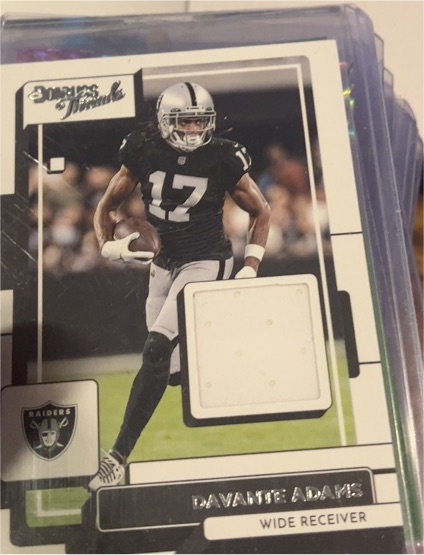 2022 Donruss Threads #TH-33 Davante Adams — front