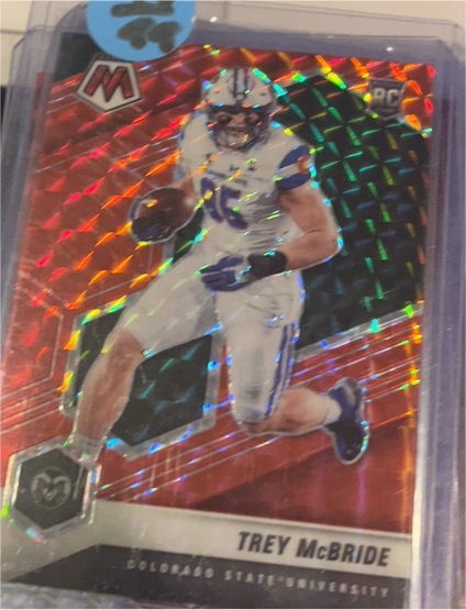 2024 Panini Mosaic Trey McBride Rookie Card — front