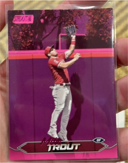 2024 Topps Stadium Club #1 Mike Trout — front