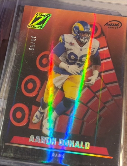 2022 Panini Zenith Red Zone #94 Aaron Donald — front