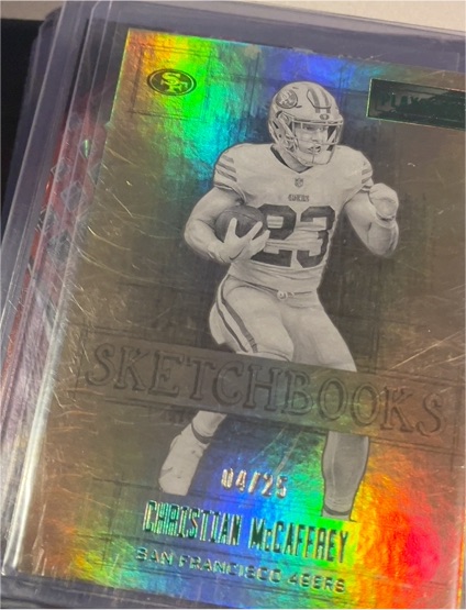 2024 Panini Select Sketchbooks #Christian McCaffrey — front