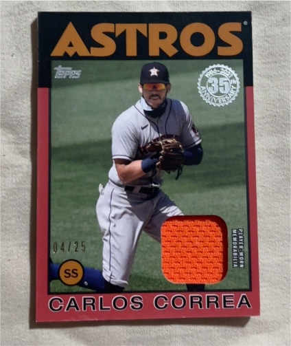 2021 Topps #86R-CC Carlos Correa — front