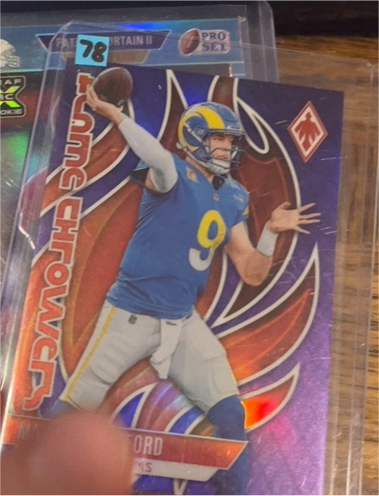 2023 Panini Phoenix Flame Throwers #FLA-7 Matthew Stafford — front