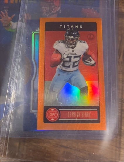 2023 Panini Legacy Orange Mini Derrick Henry — front
