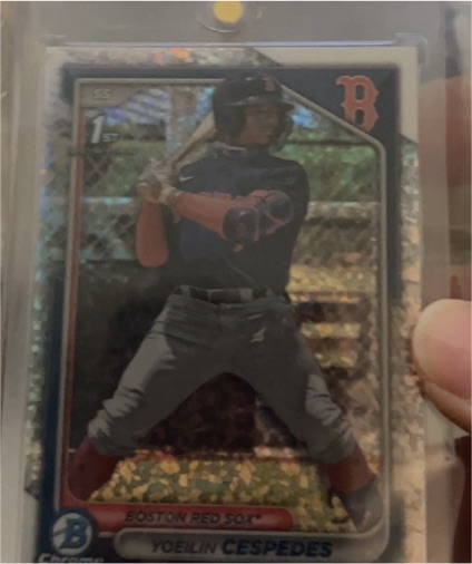 2024 Bowman Chrome Prospects Mojo Refractor #BCP-139 Yoeilin Cespedes — front