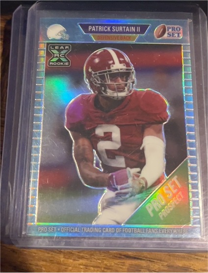2021 Leaf Pro Set #RC Patrick Surtain II — front