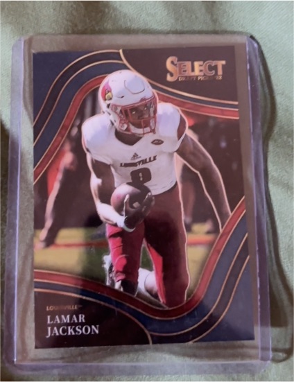 2022 Panini Select Draft Picks #140 Lamar Jackson — front
