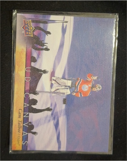 2017-18 Upper Deck Canvas #C35 Cam Talbot — front