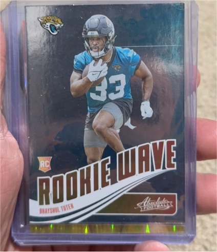 2025 Panini Absolute #RW-BTN Bhayshul Tuten Rookie Wave — front