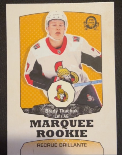 2018-19 O-Pee-Chee Retro #632 Brady Tkachuk — front