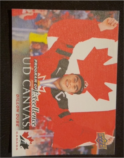2018-19 Upper Deck Dillon Dube Program Of Excellence UD Canvas #C267 — front