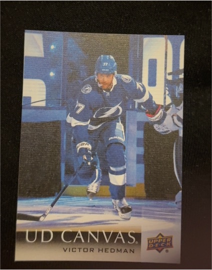2018-19 Upper Deck #C191 Victor Hedman Tampa Bay Lightning UD Canvas — front