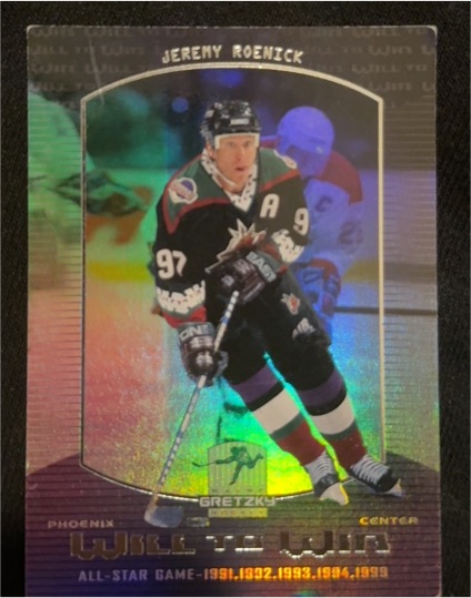 1999-00 Wayne Gretzky Hockey Will to Win #W6 Jeremy Roenick — front
