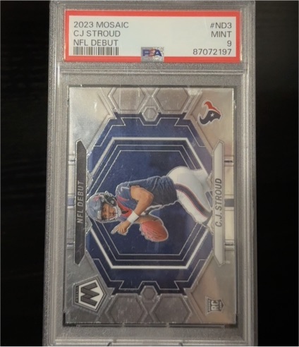2023 Panini Mosaic #ND3 CJ Stroud NFL Debut — front