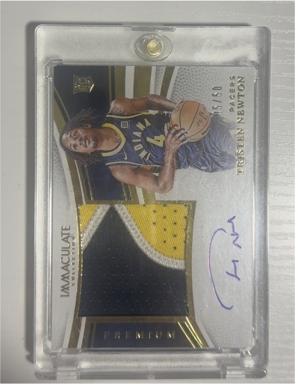 2024-25 Panini Immaculate Premium #50 Tristen Newton — front