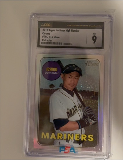 2018 Topps Heritage High Number #THC-716 Ichiro Suzuki Chrome Refractor — front