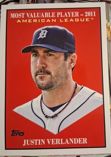 2025 Topps Update #MV-19 Justin Verlander Most Valuable — front