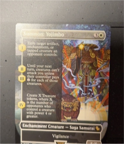 2025 Magic: The Gathering Final Fantasy #0196 Summon: Yojimbo — front