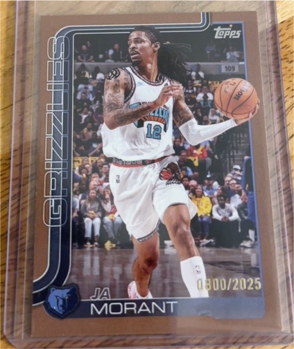 2025 Topps #109 Ja Morant — front