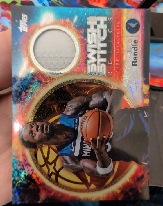 2025-26 Topps Swish & Stitch Relics #SST-JR Julius Randle — front