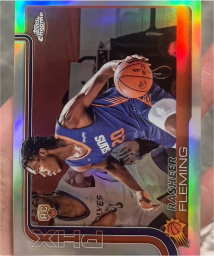 2025-26 Topps Chrome #281 Rasheer Fleming — front