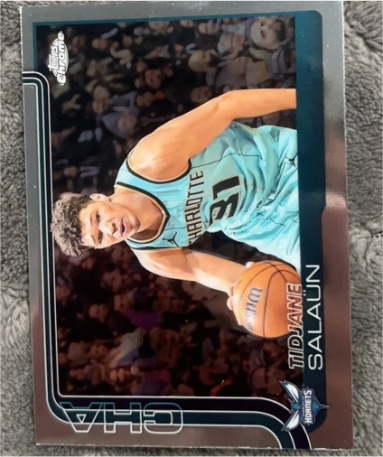 2025-26 Topps Chrome #8 Tidjane Salaun — front