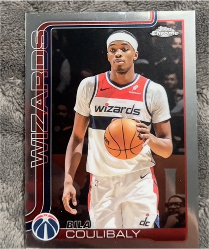 2025-26 Topps Chrome #208 Bilal Coulibaly — front