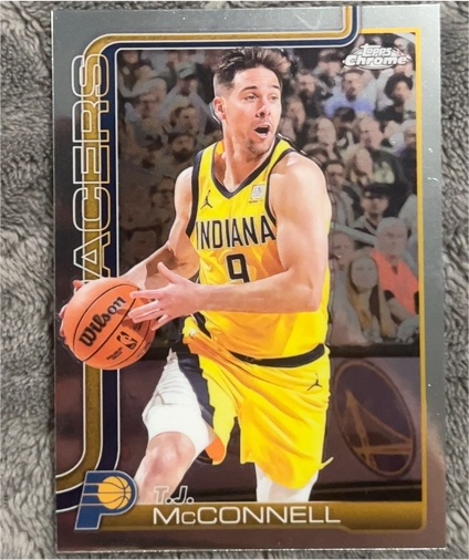 2025-26 Topps Chrome #11 T.J. McConnell — front