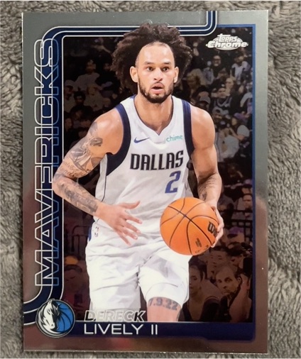 2025-26 Topps Chrome #72 Dereck Lively II — front