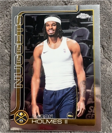 2025-26 Topps Chrome #75 DaRon Holmes II — front