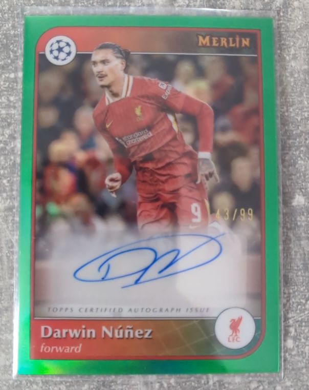 2024-25 Topps Merlin #43 Darwin Núñez — front