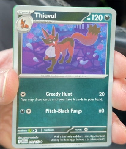 2015 Pokemon Mega Evolution #090 Thievul — front