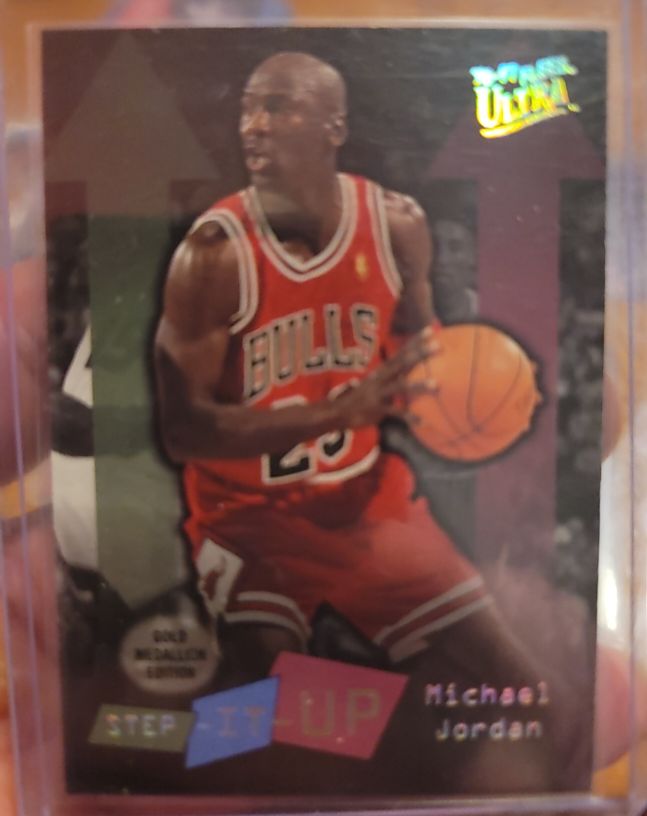 1996-97 Fleer Ultra #280 Michael Jordan Step-It-Up — front