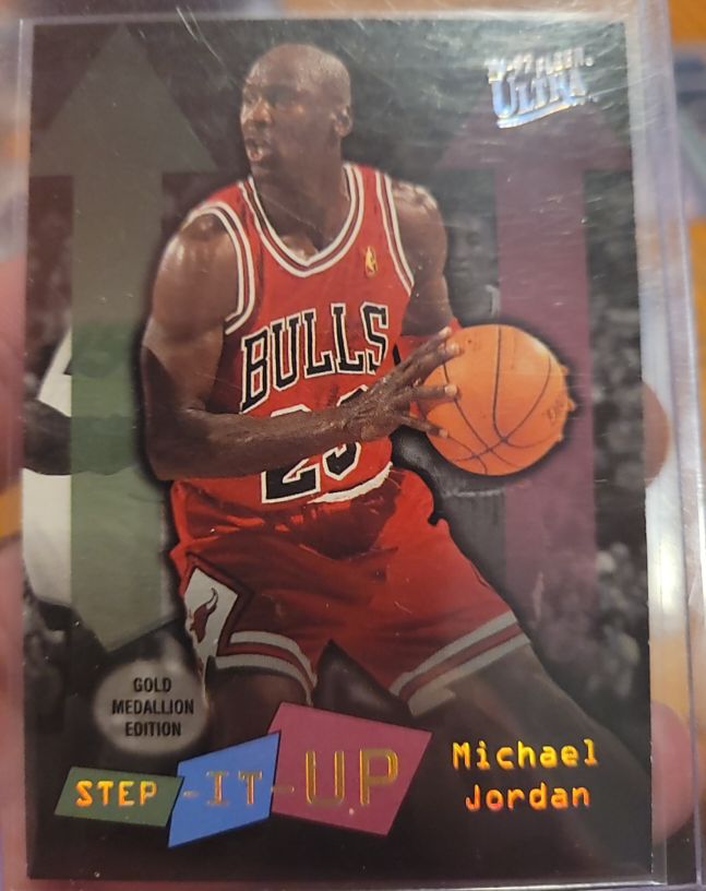 1996-97 Fleer Ultra #280 Michael Jordan Step-It-Up — front