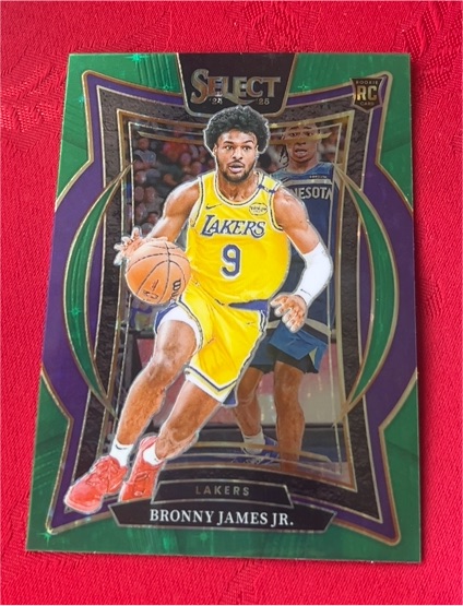 2024-25 Panini Select #90 Bronny James Jr. — front