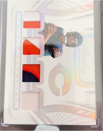2024 Panini Flawless Rookie Showcase #RS-CWS Caleb Williams — front