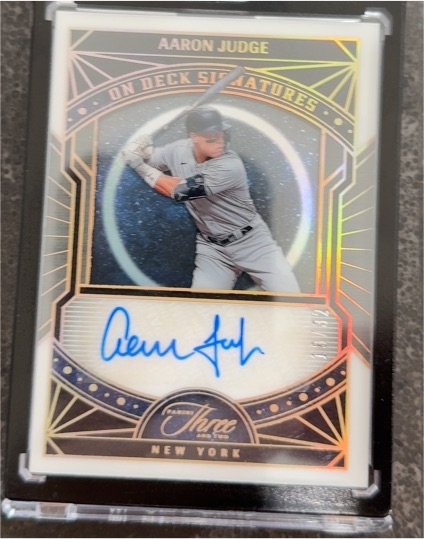 2024 Panini Three and Two On Deck Signatures Aaron Judge — front