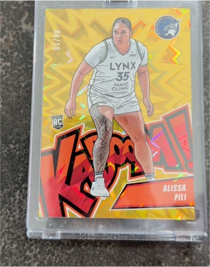 2024 Panini Rookie Royalty WNBA Kaboom! #01 Alissa Pili — front