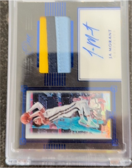 2019-20 Panini One and One #PRJA-JMT Ja Morant — front