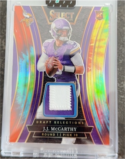 2024 Panini Select Draft Selections #DSM-JMY J.J. McCarthy — front
