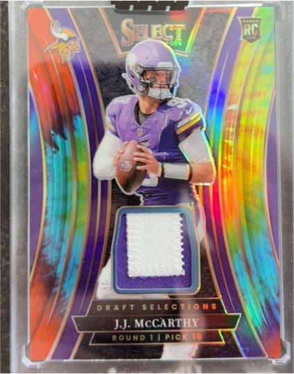 2024 Panini Select Draft Selections #DSM-JMY J.J. McCarthy — front