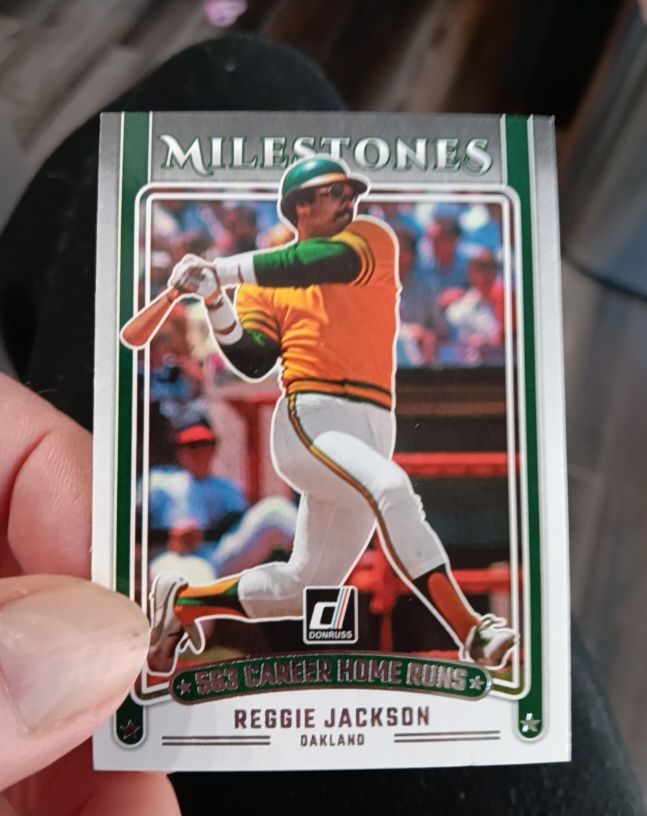 2025 Donruss Milestones #16 Reggie Jackson — front