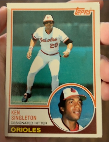 1983 Topps #85 Ken Singleton — front