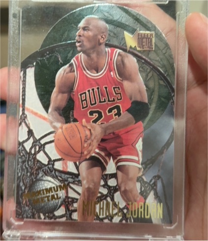 1995-96 Fleer Metal Maximum Metal #4 Michael Jordan — front