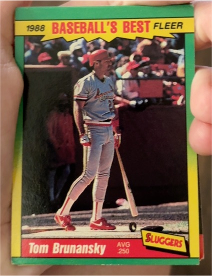 1988 Fleer Baseball's Best #4 Tom Brunansky — front