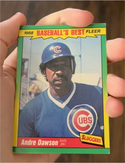 1988 Fleer Baseball's Best Sluggers vs. Pitchers #12 Andre Dawson — front