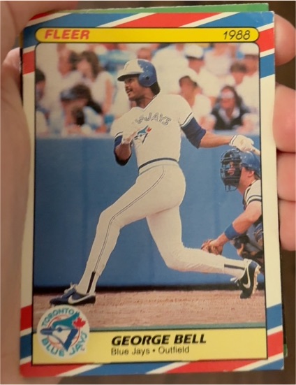 1988 Fleer SuperStars #2 George Bell — front